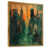 Toile avec cadre flottant or