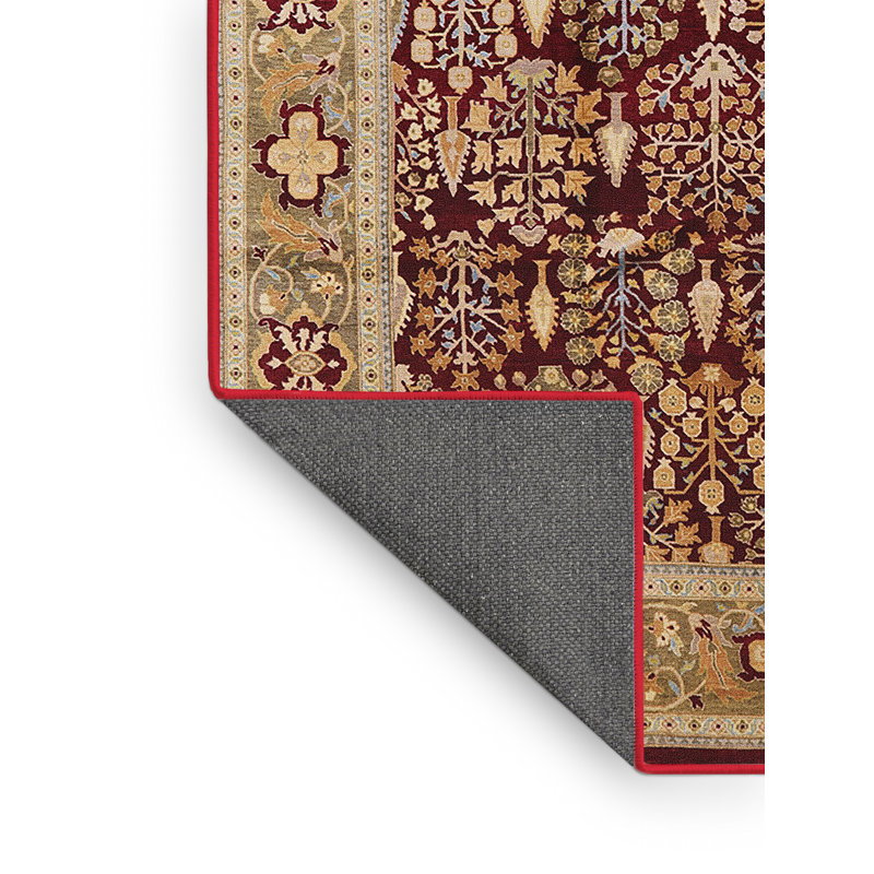 Tapis oriental rouge Ladera, Rectangle 7 pi x 10 pi