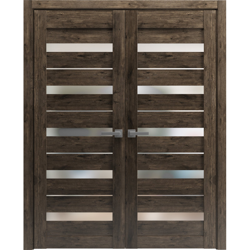 Portes françaises Quardo, Noyer, 36 po x 80 po