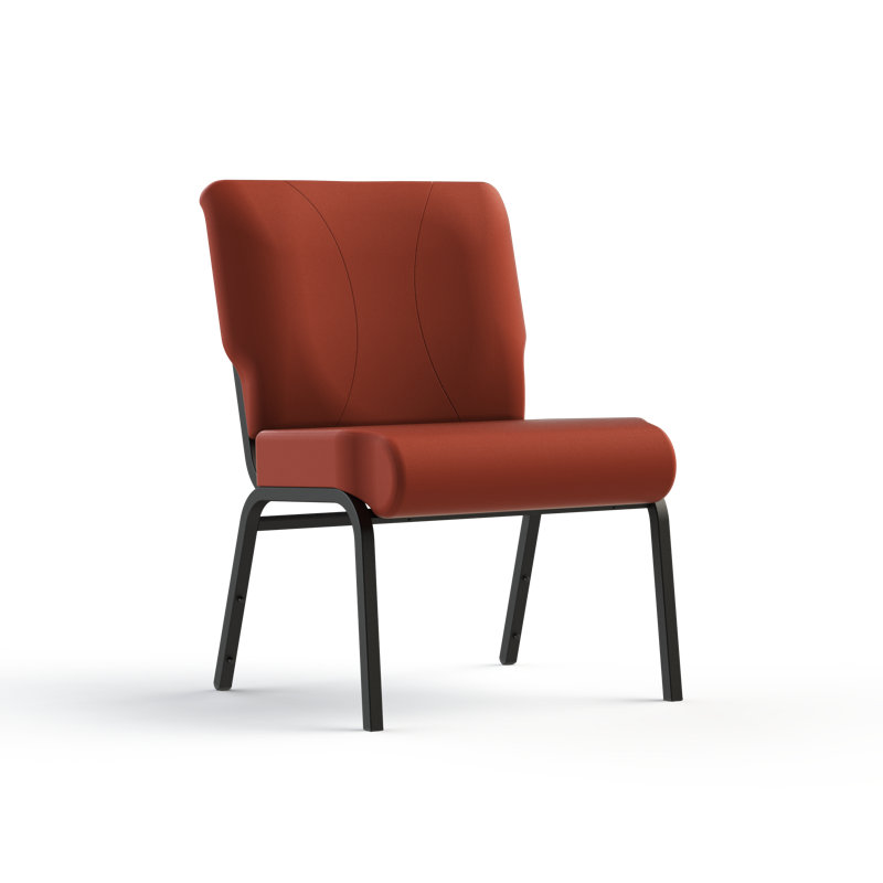 18'' H Upholstered Side Chair, Red