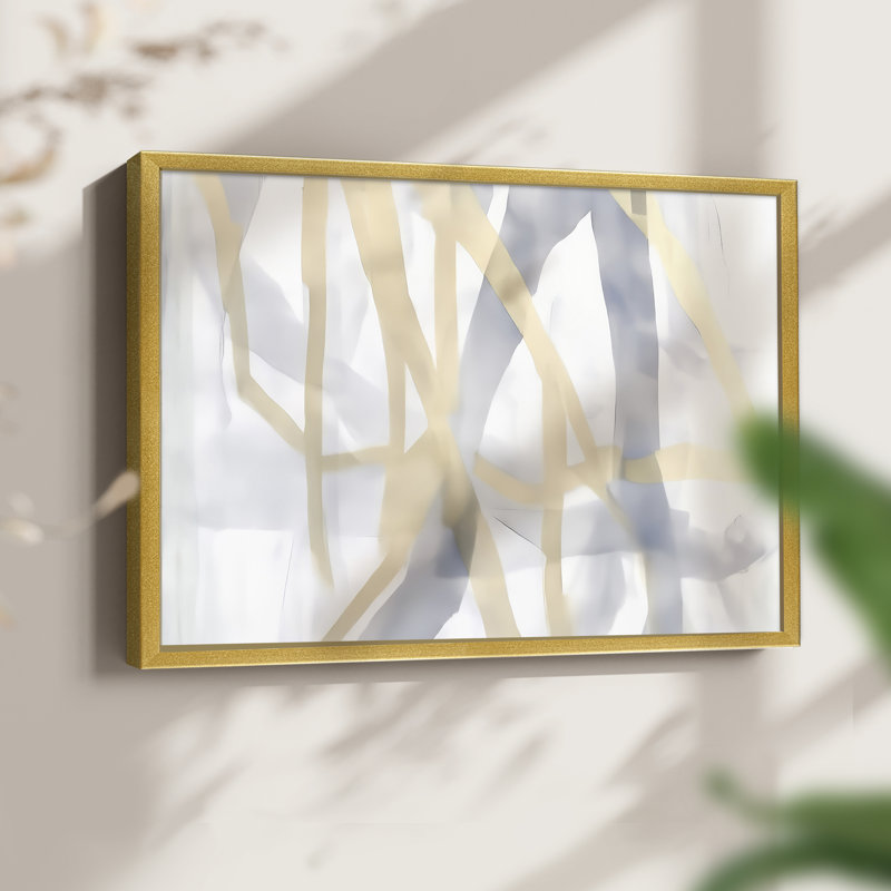 Abstrait, série Lxxxvi, reproduction encadrée, H 22 po x l 28 po