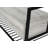 Bench, Entryway, Hallway, Storage, 42" Rectangular,  Laminate,  Metal, Contemporary, Modern-1460510013