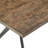 Devan 70" Iron Metal Base Dining Table And X-Back Metal Chairs Set - Table And 4 Chairs-427966052-427965981