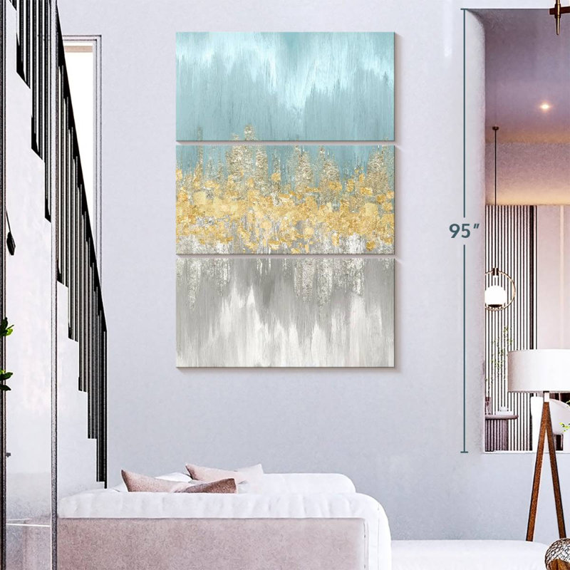Avery Neutral Wave Lengths, 74" H x 48" W