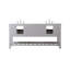Meuble-lavabo double 72 po Pelaghia-57367799