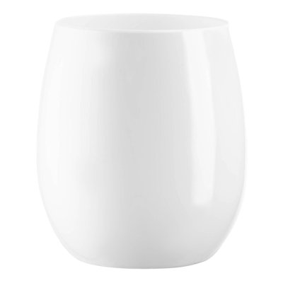Disposable Plastic Wine Glasses Stemless Round For 64 Guests