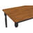 Walnut And Black 5-Piece Rectangular Dining Set