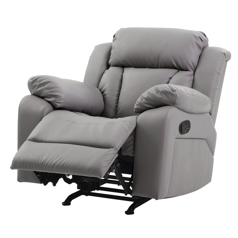 Fauteuil inclinable berçant gris élégant pour les espaces confortables, Gris