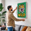 Wild Tiger Energy Modern - Wrapped Canvas-1134131267-1134131385