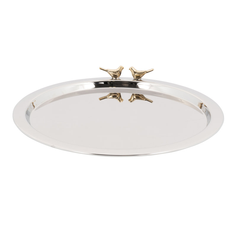 Plat de service rond