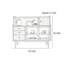 Table de buffet simple en verre