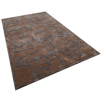 Viscose Striped Indoor Rug