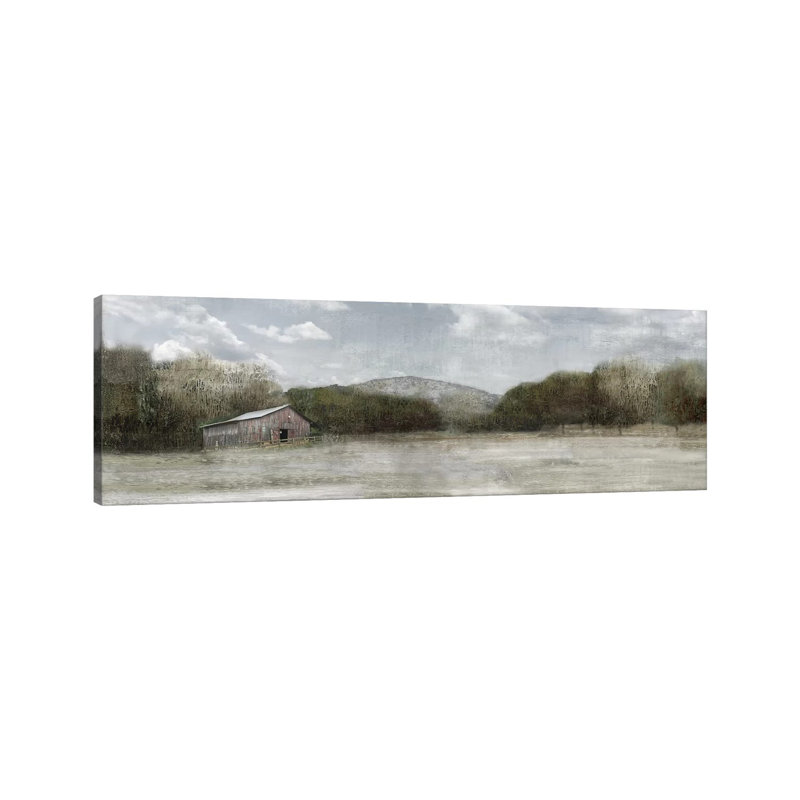 Reproduction d’art sur toile « Country satisfaction détail » par Nan-Panoramic, H 20 po x l 60 po x P 1,5 po, Toile tendue