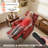  Dual Motor Lay Flat Power Lift Recliner Chair for Elderly, Breathable Faux Leather Electric Lift Chairs for Adults, 400lbs Heavy Duty Power Recliner with Heat Massage Charging Ports, Grey-129176067-129176068