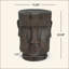Table d'appoint d'extérieur Moai Head