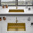 Single Bowl Undermount Workstation Kitchen Sink
