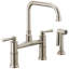 Artesso® Bridge Faucet With Side Sprayer-51913768