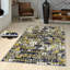 Tapis tissé élégant 5,9 x 9,2 pi, 100% polyester, antibactérien, antidérapant | Impression numérique 3D, lavable à la machine (30-40 ° C) | Parfait pour les salons, les chambres à coucher et les endroits très passants, durable et facile d'entretien-1497501250