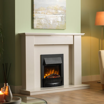 Dimplex Clement Optiflame Inset Flame Effect Electric Fire with Logs, 52.3cm W