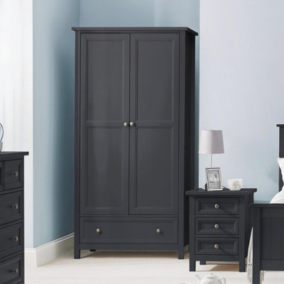 Armstead 2 Door Solid Wood Wardrobe