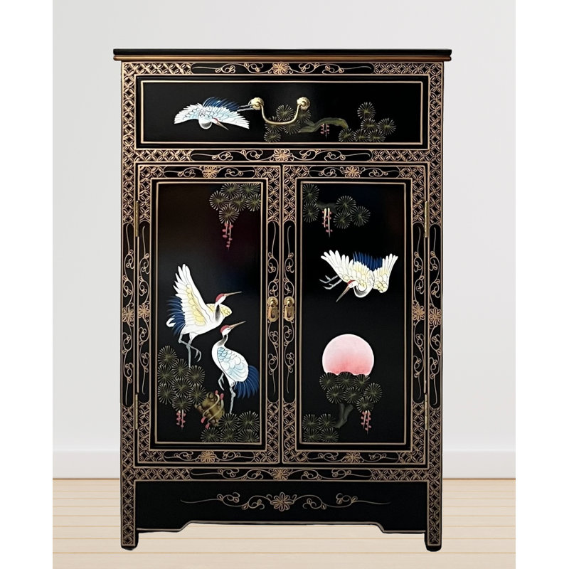 Traverse Hand Painted Lacquer Cabinet