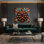 «Southwestern Plants Pinecone 174», art mural sur toile brune