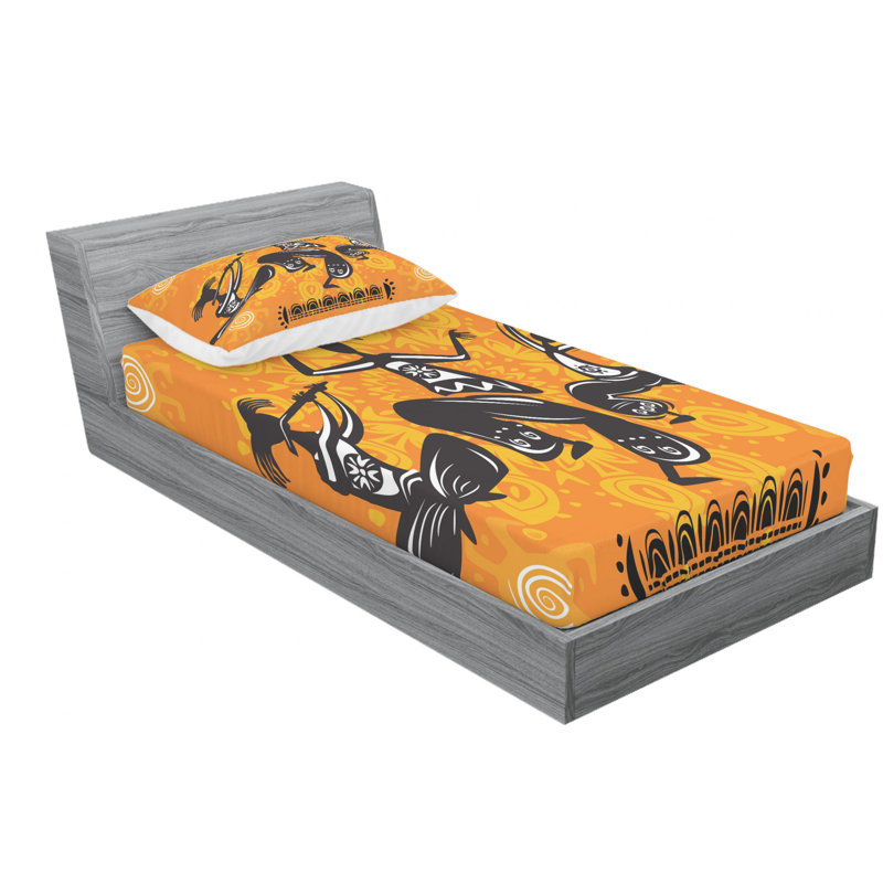 Microfiber Sheet Set, Twin Sheet Set + Fitted Sheet + 1 Pillowcase