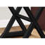 Table d'appoint en placage noir, carrée, pour la chambre à coucher et le salon, facile à assembler, 22 po L 23,5 po x H 23,5 po