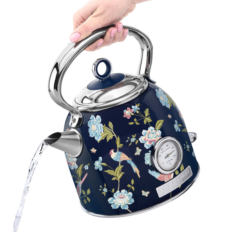 VQ Laura Ashley 1.7L Dome Kettle, Navy