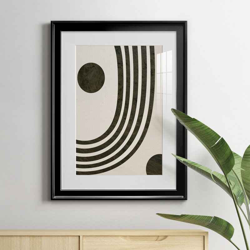 «Tubular Abstract I», reproduction encadrée de qualité supérieure, prête à être accrochée, H 18,5 po x l 24,5 po x P 1,5 po