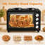 HOMCOM Toaster Oven with Rotisserie