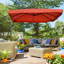 Parasol carré en porte-à-faux 116,5 "Aida-1560843565