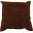 Sophie Brown Leather Throw Pillow