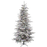 Sierra 7.5' H Lighted Artificial Fir Christmas Tree