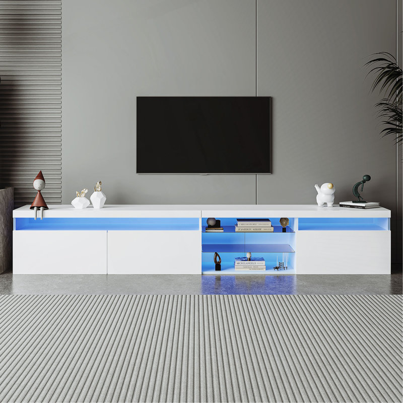 94.5'' Media Console, White