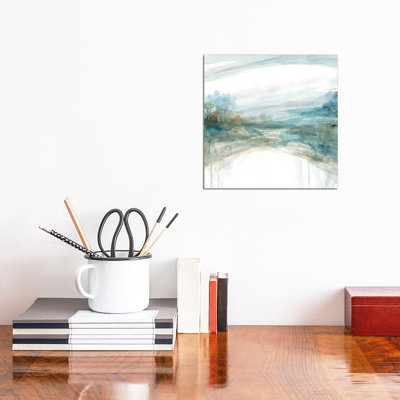 «Shimmering Treeline II» par Carol Robinson, reproduction d'art sur toile tendue