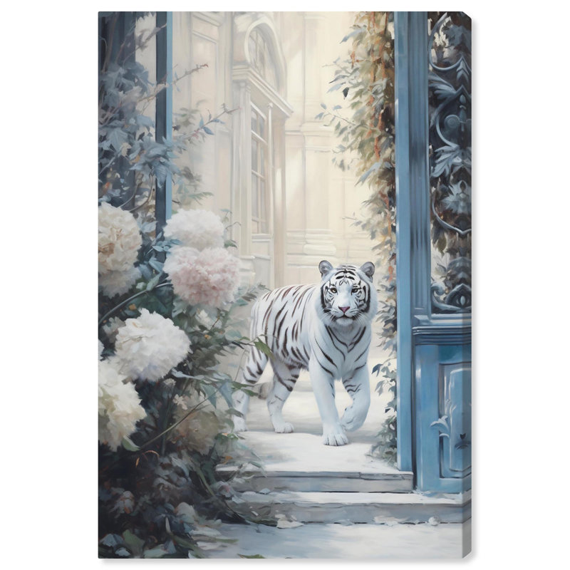 Art graphique sur toile Tiger, Toile tendue, H 30 po x l 20 po