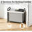 Rolling Laundry Hamper With Removable Liner, 2-Section Sorter With Wheels And Locking Casters, Large Capacity Laundry Basket For Home Organization