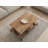 Modern Coffee Table, Anthracite & Atlantic Pine, 39.4 x 15.7 x 23.6 inches | 100% Melamine Coated Particle Board, Thickness: 0.7 inches | Stylish Industrial Design for Living Room, Durable & Elegant Furniture-1211081545