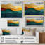 Emerald Drift of Transitional Passage Of Time II - Art mural moderne abstrait transitionnel-383275072-383275084-383275078
