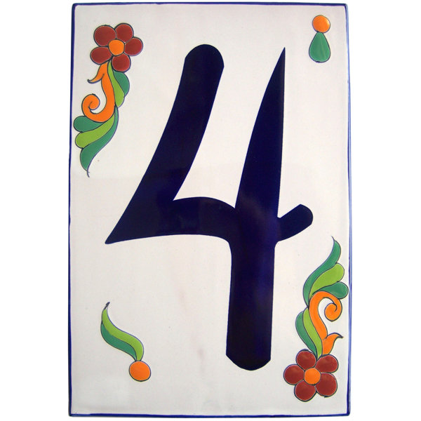 Big Talavera Ceramic Building Number Four