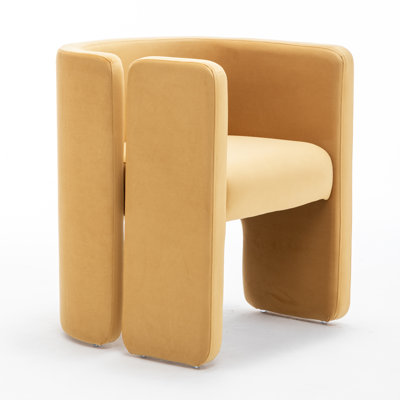 Jaimyn 24" Wide Upholstered Barrel Accent Chair