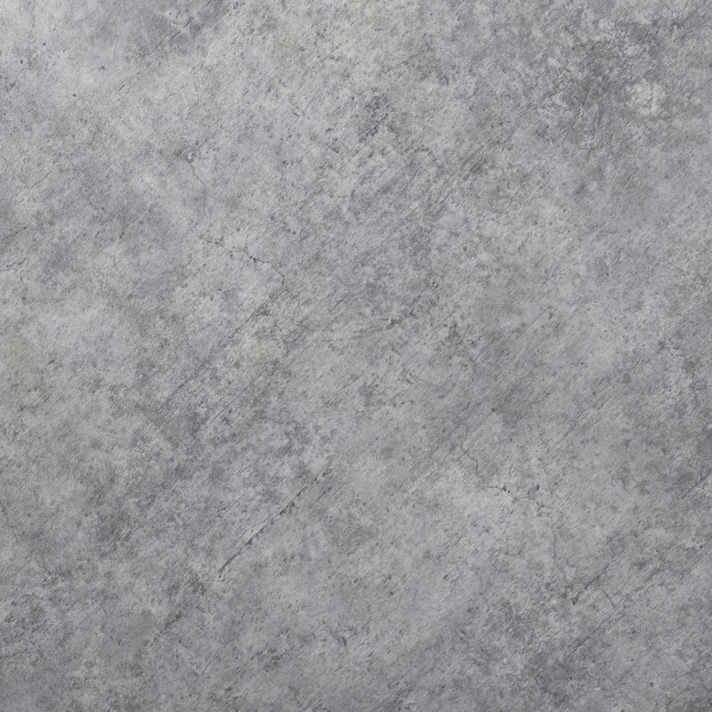 Slate Concrete Table with Iron Base, Grey