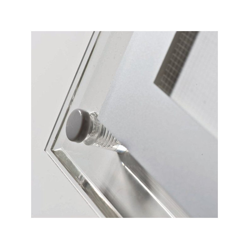 Acryled pour fixation murale, H 15,47 po x l 12,95 po