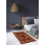 Tapis tadjik brun clair 2 pi 9 po x 4 pi 10 po