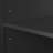 Modern Kitchen Islands With Extendable Dining Table And Storage, Black Mdf And Marble Finish