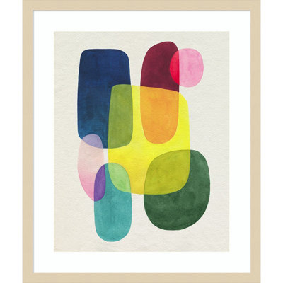 «Sunlit Spectrum II» par Grace Popp, impression sur bois encadrée