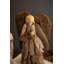 Ensemble de 2 anges en bois naturel Kalalou Driftwood H 12 po