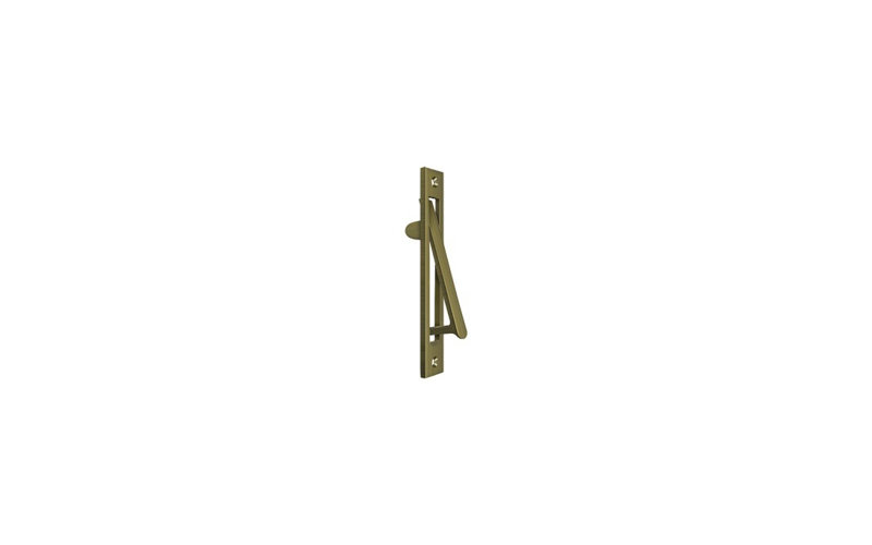 Finger Pull, Antique Brass