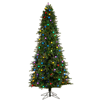 Lighted Artificial Fir Christmas Tree
